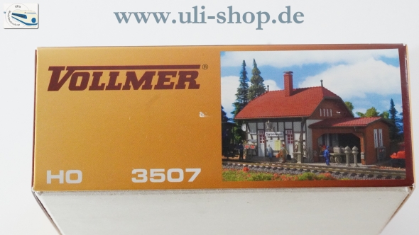 Vollmer H0 3507 Modellhaus Haltepunkt Spatzenhausen original verschlossen neuwertig